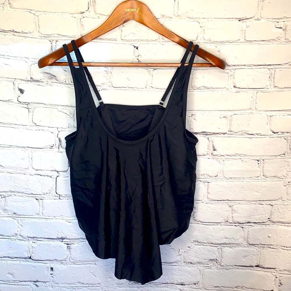 Souqfone Black Swim Bikini Top Size Large
